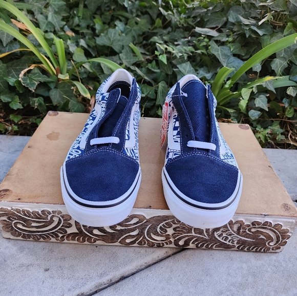 Vans Old Skool Dark Blue Sneakers - Picture 3 of 7